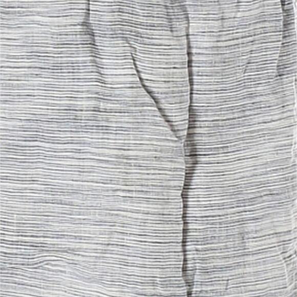 Medium Lucky Brand linen off shoulder striped sleeveless ruffled button blouse - Picture 4 of 5